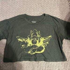 Boys Lie army green t-shirt